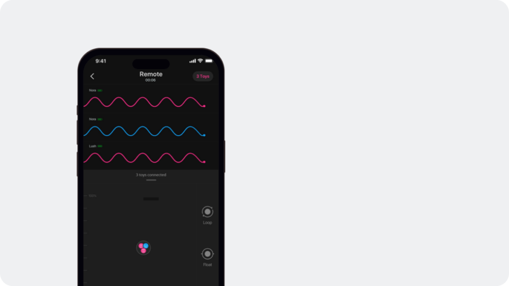 Lovense Remote app control interface