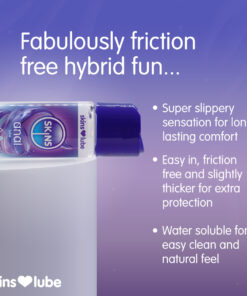 Skins Anal Hybrid Silicone and Water Based Lubricant 4.4 fl oz (130ml)