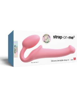 Strap On Me – Silicone Bendable Strap-On – S – Pastel Pink