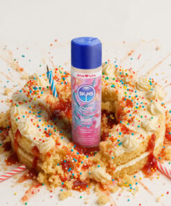 Skins Birthday Cake Water Based Lubricant 4.4 fl oz (130ml)