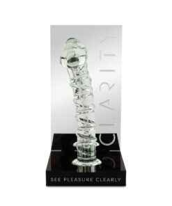 Clarity – Light Up Mirrored Display – POS – Powered via mains cable or optional battery pack (batteries not included)