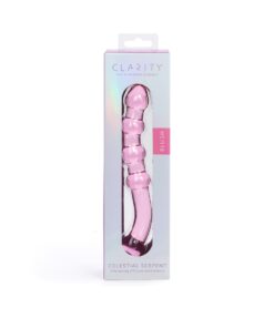 Clarity – Glass Dildo – Celestial Serpent – Blush
