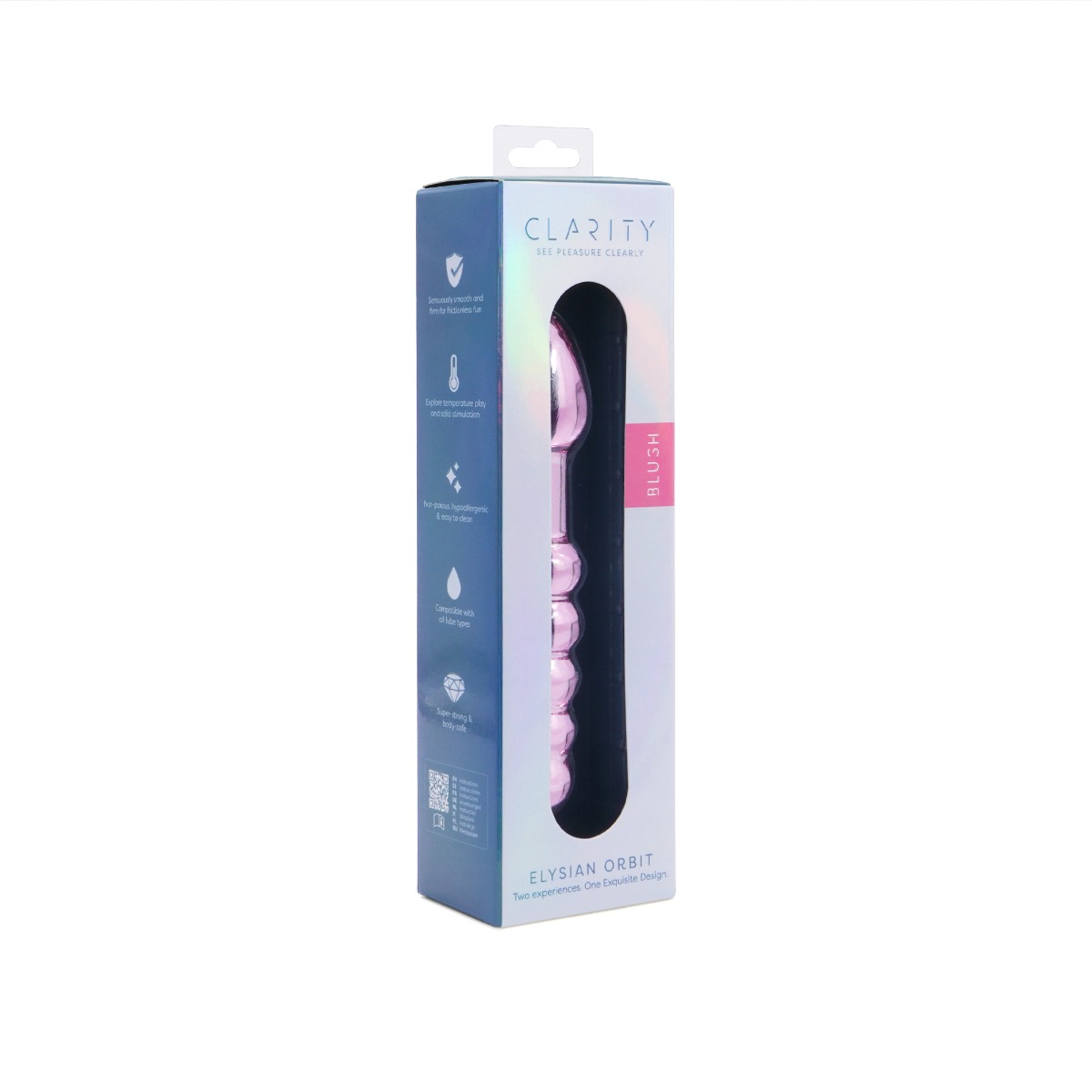 Clarity – Glass Dildo – Elysian Orbit – Blush