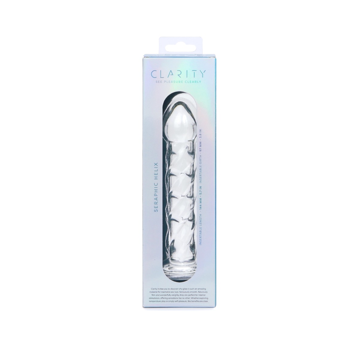 Clarity – Glass Dildo – Seraphic Helix