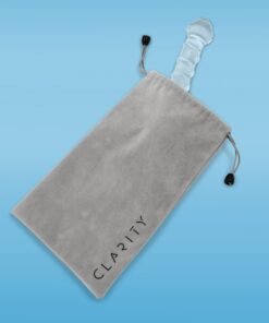 Clarity – Drawstring Bag – Velvet – Large