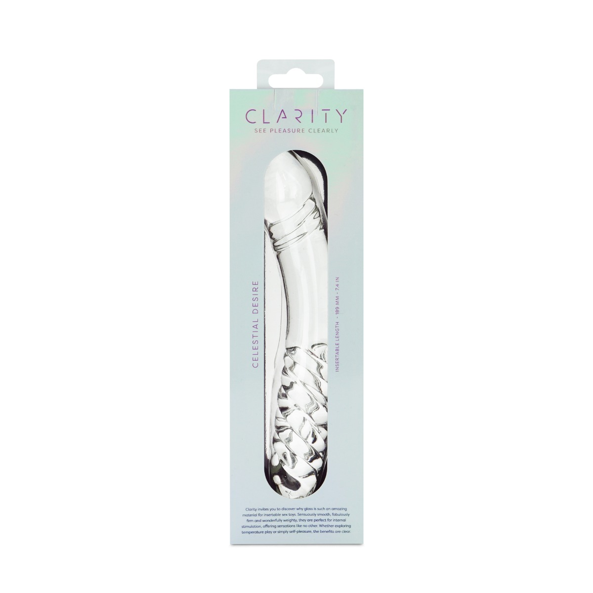 Clarity – Glass Dildo – Celestial Desire