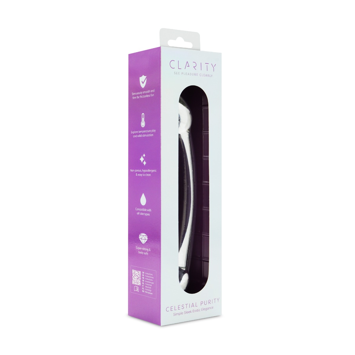 Clarity – Glass Dildo – Celestial Purity