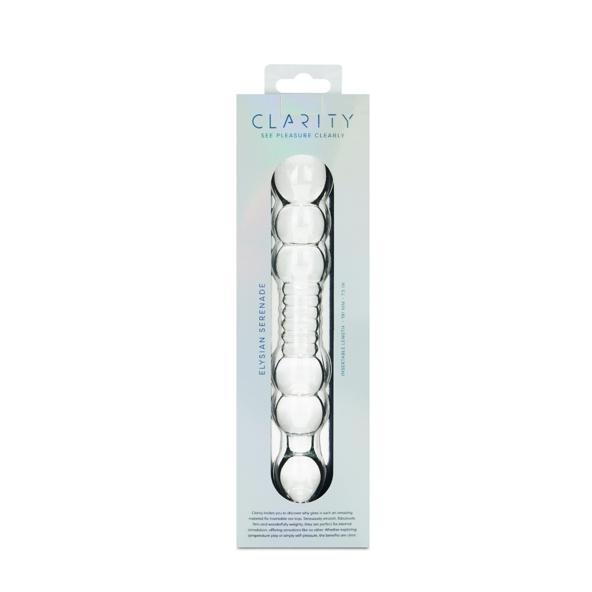 Clarity – Glass Dildo – Elysian Serenade