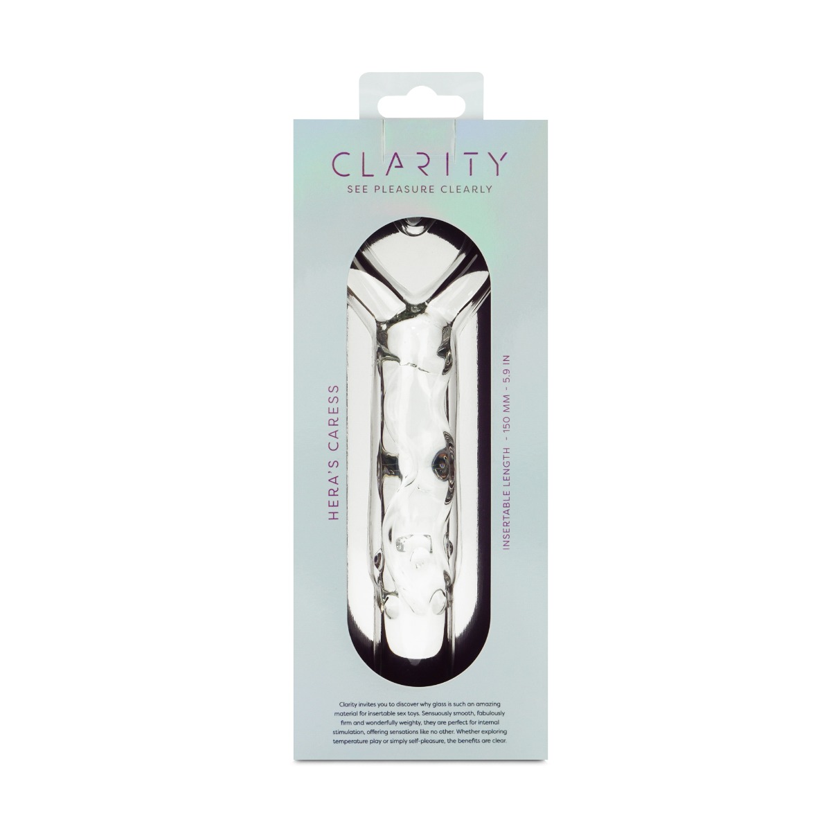 Clarity – Glass Dildo – Hera’s Caress