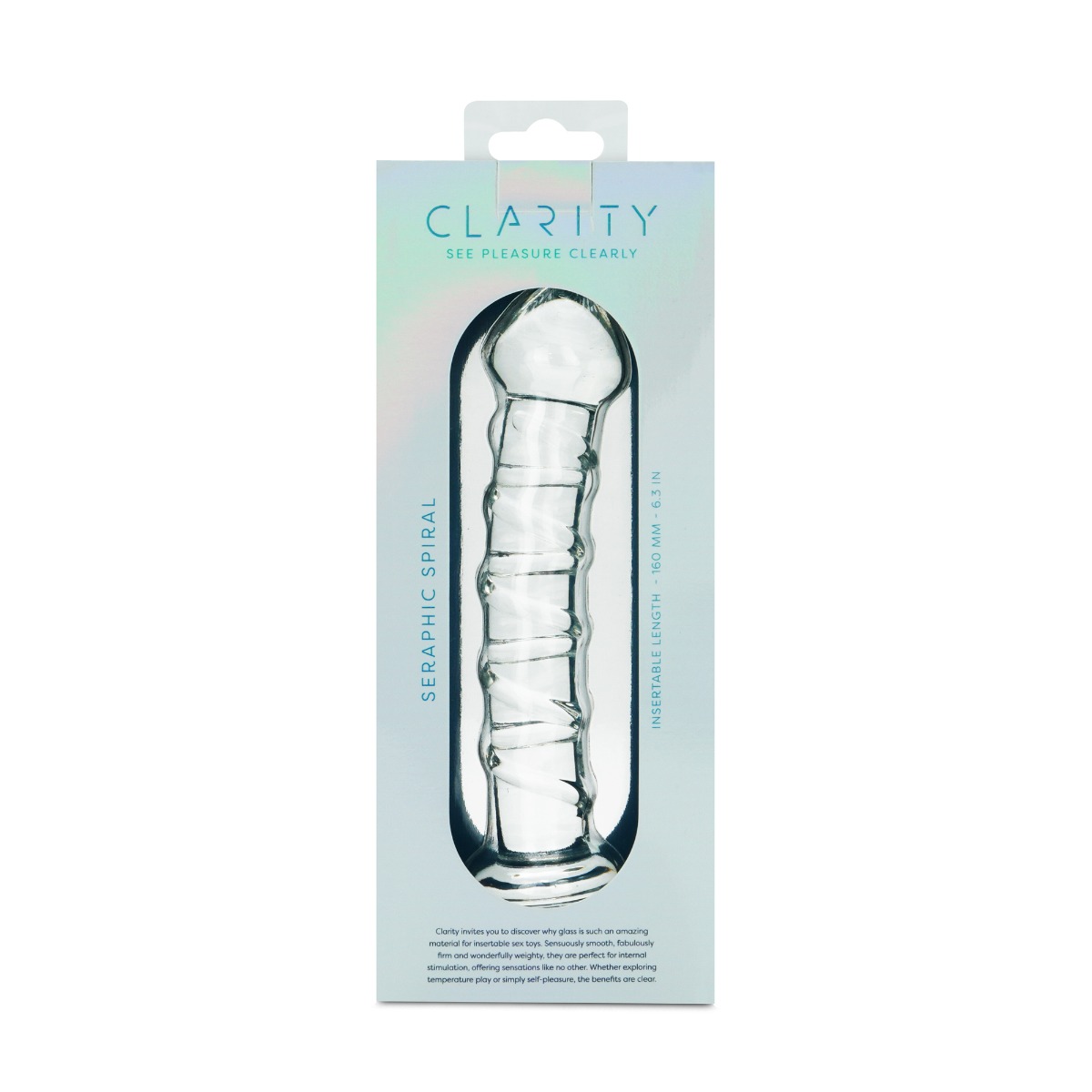 Clarity – Glass Dildo – Seraphic Spiral