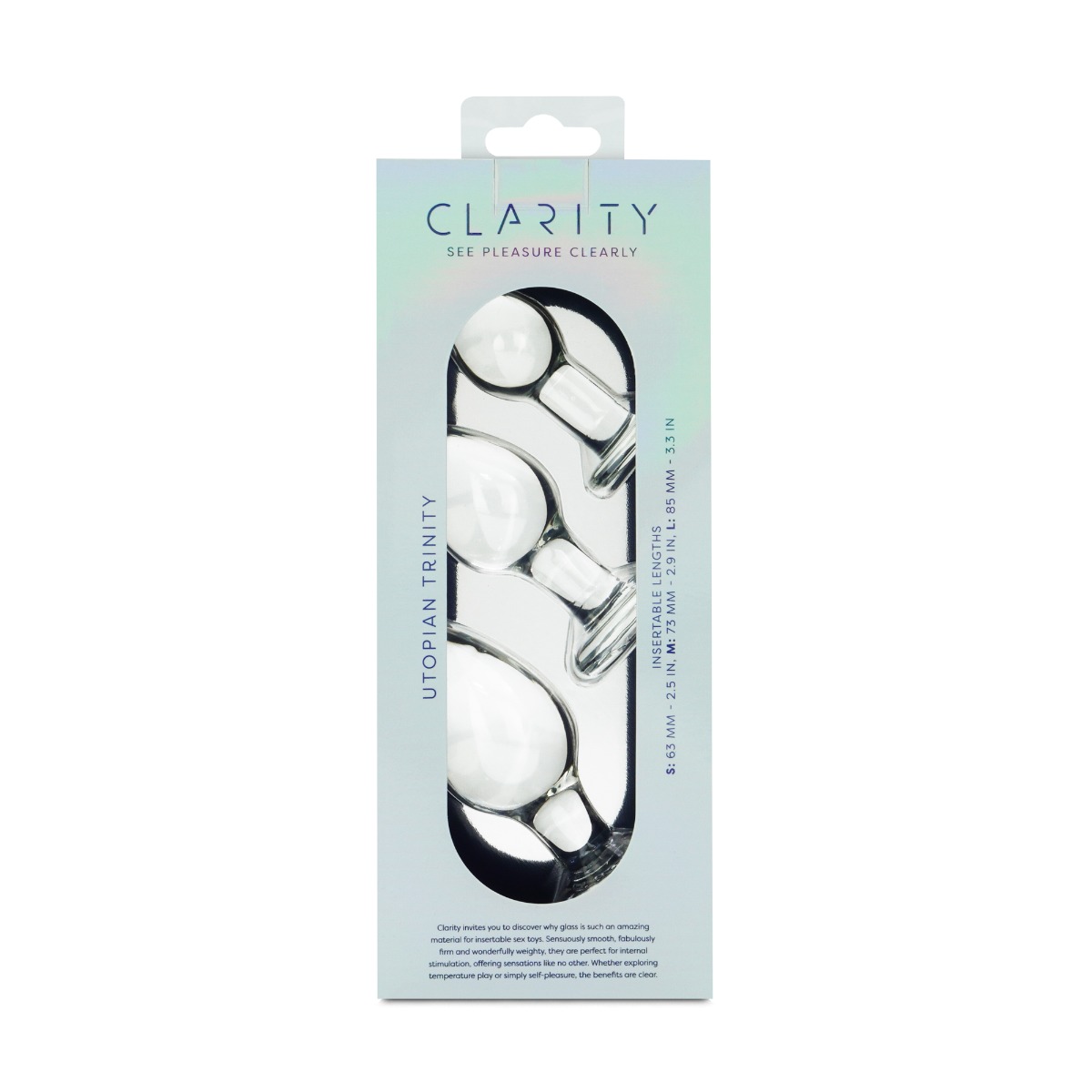 Clarity – Glass Dildo – Utopian Trinity
