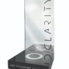 Clarity – Light Up Mirrored Display – POS – Powered via mains cable or optional battery pack (batteries not included)