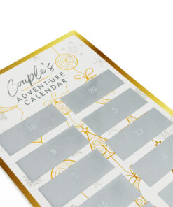 The Couple's Advent-ure Scratch Calendar