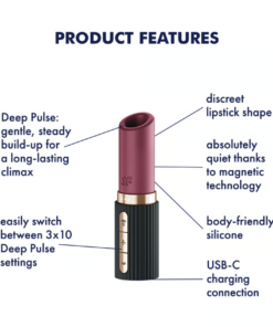 Satisfyer Deep Kiss – Deep Pulse Vibrator