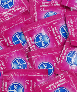 Skins Condoms Dots & Ribs FOIL (BAG 500)