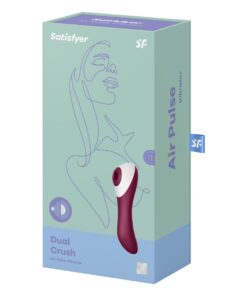 Satisfyer Dual Crush – Burgundy