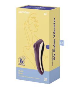 Satisfyer Dual Kiss – Burgundy