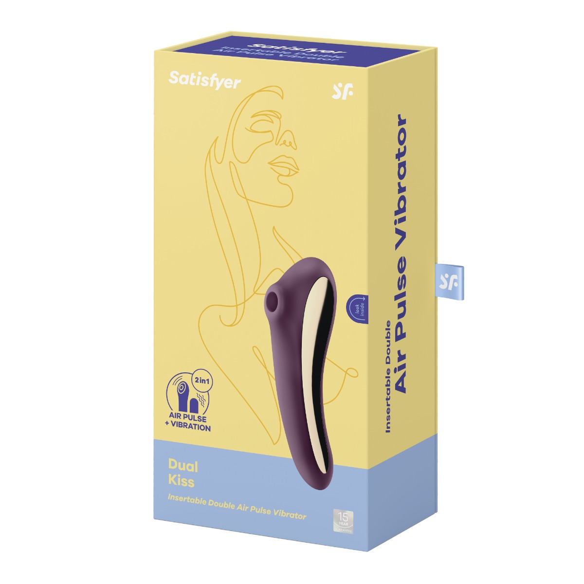 Satisfyer Dual Kiss – Burgundy