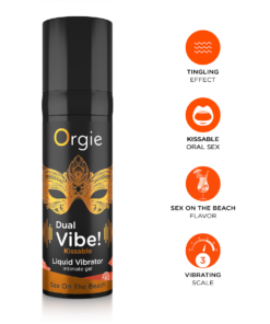 Orgie Dual Vibe – Kissable Liquid Vibrator – Sex On The Beach