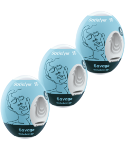 Satisfyer 3er Set Savage – Light Blue