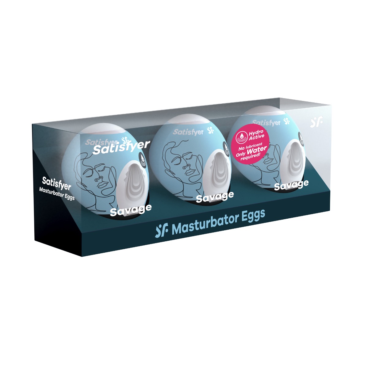 Satisfyer 3er Set Savage – Light Blue