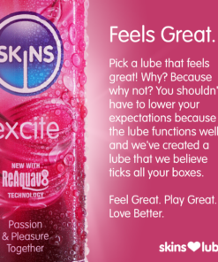 Skins Excite Tingling Water Based Lubricant - 5ml Foil