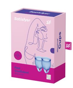 Satisfyer Feel Confident Menstrual Cup – Dark Blue