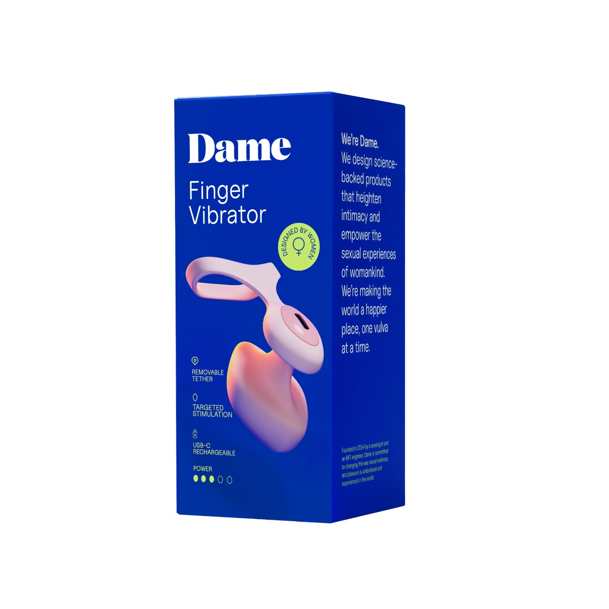 DAME – Fin 2.0 Finger Vibrator – Quartz