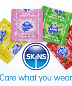 Skins Condoms Flavours Assorted FOIL (BAG 500)