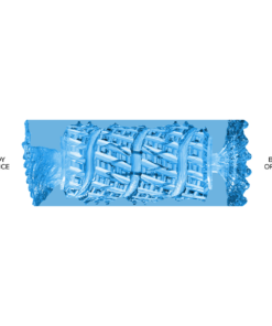 Fleshlight Quickshot - Alien Blue Metallic Lady/Butt