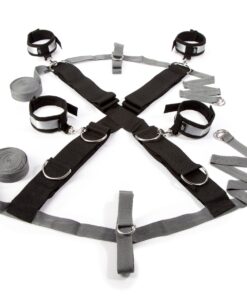 Fifty Shades of Grey Keep Still Over the Bed Cross Restraint Silver