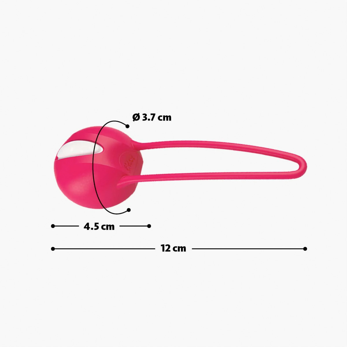 Fun Factory Smartball Uno – White/Pastel lilac