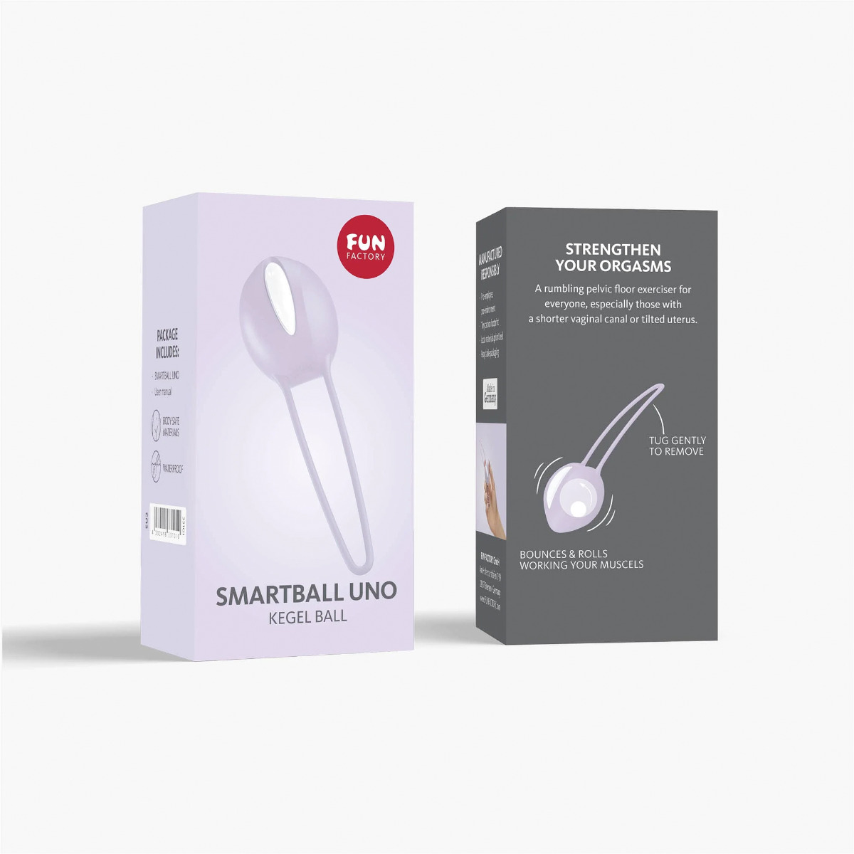 Fun Factory Smartball Uno – White/Pastel lilac