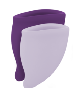 Fun Factory – Fun Cup Explore Kit – Menstrual Cups – Multicolored Violet