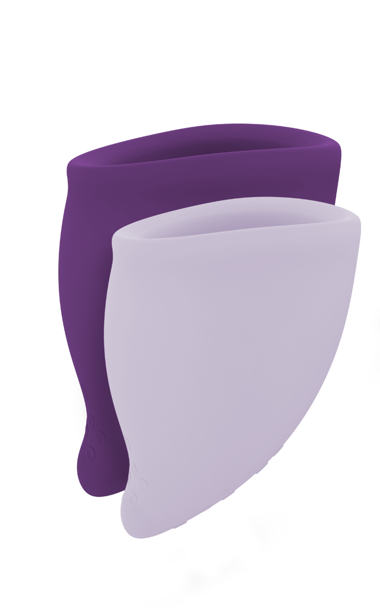 Fun Factory – Fun Cup Explore Kit – Menstrual Cups – Multicolored Violet