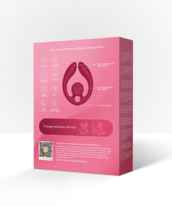 SVibe Snail GIZI Duo Couples Stimulator – Burgundy