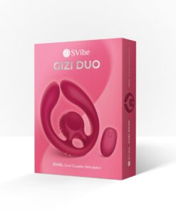 SVibe Snail GIZI Duo Couples Stimulator – Burgundy