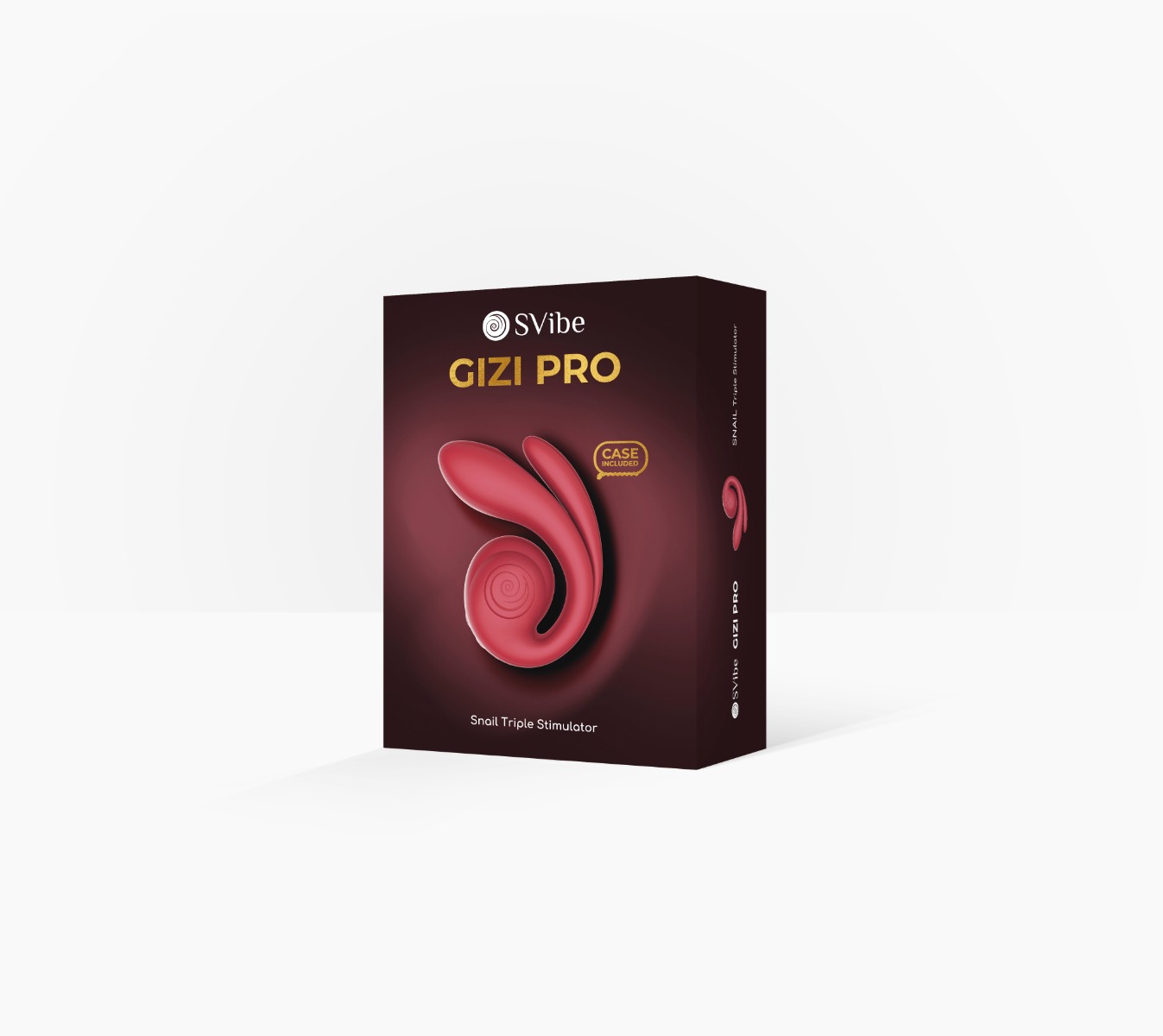 SVibe Snail GIZI Pro Triple G-Spot Stimulator – Bordeaux