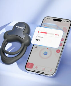 Honey Play Box – Anello – Vibrating Double Cock Ring with Clitoral Stimulator (App Controlled)