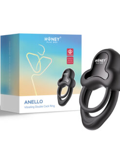 Honey Play Box – Anello – Vibrating Double Cock Ring with Clitoral Stimulator (App Controlled)