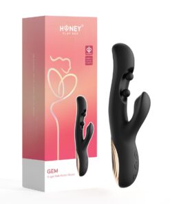 Honey Play Box – Gem – Twin Balls Rabbit Vibrator (App Controlled Pressure Sensing)