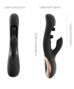 Honey Play Box – Gem – Twin Balls Rabbit Vibrator (App Controlled Pressure Sensing)