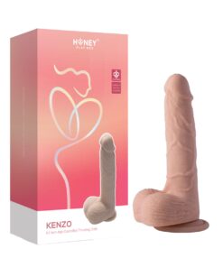 Honey Play Box – Kenzo – Big Realistic Thrusting Dildo 9.5″ (App Controlled)