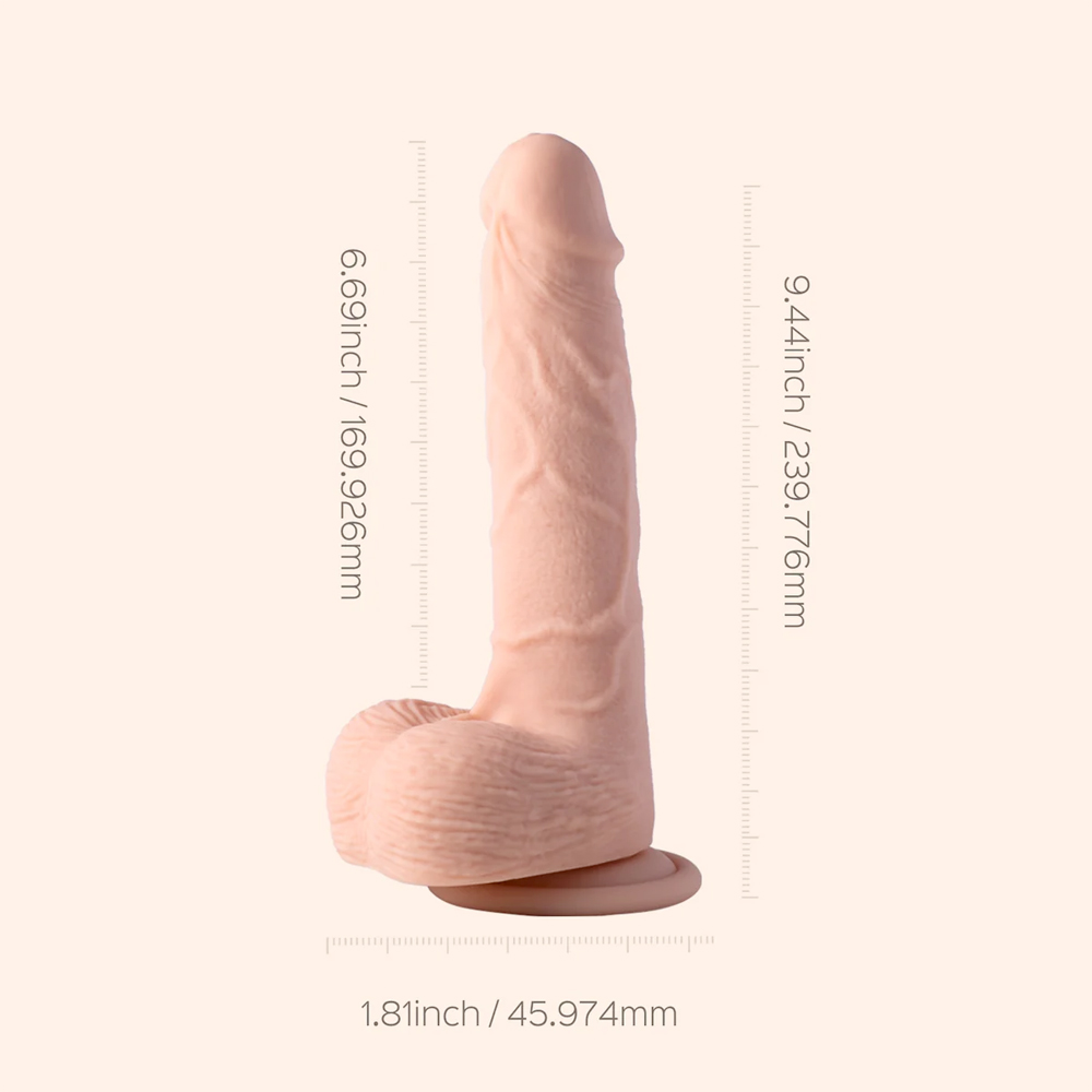 Honey Play Box – Kenzo – Big Realistic Thrusting Dildo 9.5″ (App Controlled)