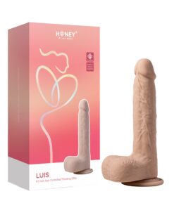 Honey Play Box – Luis – Real Thrusting Dildo with Clit Licker 8.5″ (App Controlled)