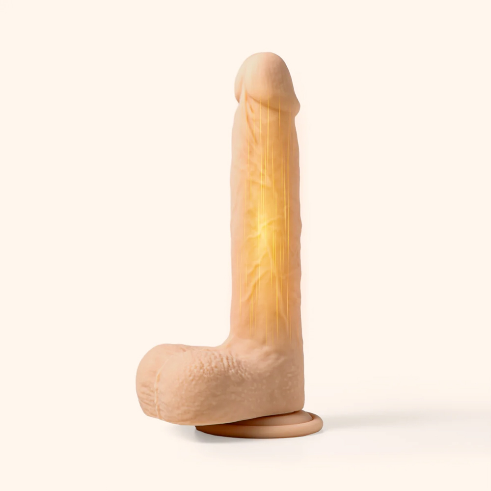 Honey Play Box – Luis – Real Thrusting Dildo with Clit Licker 8.5″ (App Controlled)