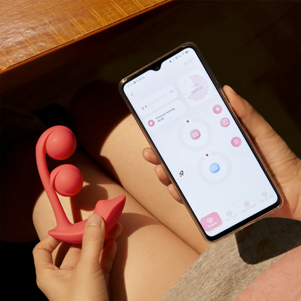 Honey Play Box – Melody – Twin Balls Clit & G Spot Vibrator (App Controlled Pressure Sensing)