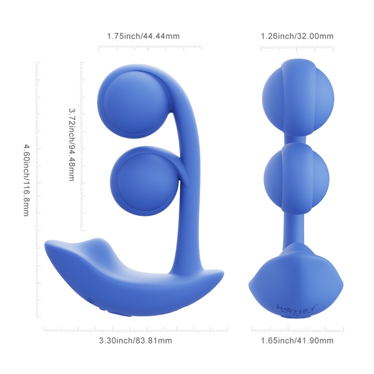 Honey Play Box – Melody – Twin Balls Clit & G Spot Vibrator (App Controlled Pressure Sensing)