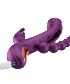 Honey Play Box – Trilux – Kinky Finger Rabbit Vibrator with Anal Beads