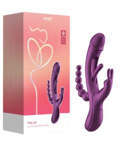 Honey Play Box – Trilux – Kinky Finger Rabbit Vibrator with Anal Beads